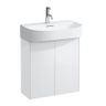 Laufen Sonar Skrinka pod umývadlo, 2 dvierka, biela matná H4054830341701