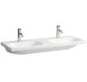 Laufen Lua Dvojité umývadlo 120 x 46 cm bez prepadu, biele H8140810001561