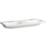 Laufen Lua Dvojité umývadlo 120 x 46 cm s 3 otvormi a bez prepadu, biele H8140810001581