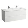 Laufen Skrinka Pro S Slim + umývadlo, vrátane organizéra, biela matná H8649692601071
