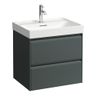 Laufen Skrinka s umývadlom Meda 58 cm, sivá prevádzka H4215720112661