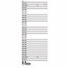 Zehnder Forma Asym LFAR-120-050 Radiátor kombinovaný, 49,6x116,1cm, biely
