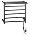 Aqualine Elzor EB510 Elektrický sušiak uterákov 50 x 47 cm, matná čierna