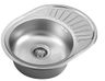 Aqualine AQ5745B Nerezový jednodrez, 57x45 cm