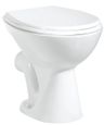WC misa Aqualine, voľne stojaca, 36x47 cm, zadný odpad, biela TP330