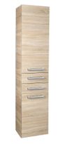 Aqualine Vega Vysoká skrinka 35x184x31 cm, dub platina VG985