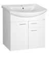 Aqualine Zoja Umývadlová skrinka 61,5x74x32 cm, biela 51065A