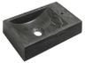 Umývadlo Sapho Block Stone 40x10x22 cm, antracit 2401-28