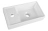 Umývadlo Aqualine 40x22x8 cm, biele DD4022