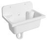 Aqualine Plastová závesná výlevka 55 x 37 cm, biela, PI5052