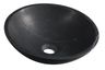 Umývadlo Sapho Block Stone priemer 40 cm, čierne matné Marquin 2401-35