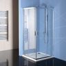Polysan Easy Sprchový kút 90x80cm, číre sklo EL5315