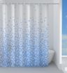 Gedy Framenti Sprchový záves 180x200 cm, bielo-modrý 1315