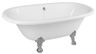 Polysan Regata Voľne stojaca vaňa 175x85x61 cm, biela - nohy matný chróm 10231