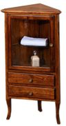 Sapho Retro Rohová skriňa 60x120x47 cm, buk-ľavá 1701