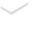 Polysan Varesa Rohový panel 1000x800 mm, pravý 71699