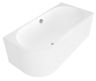Polysan Viva Monolit Asymetrická vaňa 170x75x60 cm, pravá biela 78119M