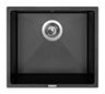 Sinks Frame 457 Granitový drez bez odkvapkávača, 45,7x40,6cm, čierny kov, ACRFR45740674