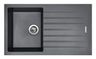 Sinks Perfecto 860 Granitový drez s odkapávačom, obojstranný, 86x50cm, titánový, ACRPE86050072