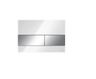 Tece Square Push button glass white/chrome 9240802