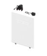 Tlačidlo Tece Lux Control, biele, senTouch 9650002