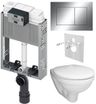 Tece Set modulu pro zazdění, EBS WC Boreal, sedátka a tlačítka, chrom