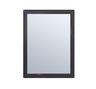Zrkadlo Amirro Salto Anthracite 80 x 60 cm, s fazetovými lištami v čiernej antracitovej farbe 411-101