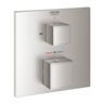 Grohe Grohtherm Cube Termostatická podomietková batéria pre dva vývody, supersteel 24155DC0