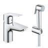 Grohe Start Edge Jednopáková umývadlová batéria s bidetovou sprchou chróm 23773001