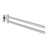 Grohe Start Cube Otočný držiak na uteráky 43,8 cm, chróm 40976000