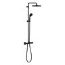 Sprchový systém Grohe Vitalio Start System 25 s termostatom, čierny matný 266772430