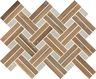 Ceramica Rondine Infusion mozaika 25,5x33,5 oplet dub matný