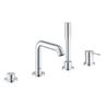 Grohe Essence Nová vaňová batéria, štvorotvorová, chróm 19578001