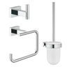 Súprava toaletného príslušenstva Grohe Essentials Cube 3 v 1 40757001