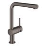 Grohe Minta Drezová batéria, vyťahovacia výpusť, tvrdý grafitový lesk 30274A00