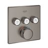 Grohe Grohtherm SmartControl Termostat s 3 ventilmi, kartáčovaný tvrdý grafit 29126AL0