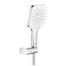 Grohe Rainshower SmartActive 130 Cube Súprava ručnej sprchy s hadicou a držiakom, mesačná biela 26588LS0