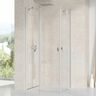 Ravak Sprchový kút 110 Transparent Satin 1/2 1QVD0U00Z1 CRV2-110