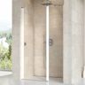 Ravak Chrómové sprchové dvere 120 Transparent White 0QVGC100Z1 CSD2-120
