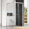 Ravak Matrix Sprchový kút 100 x 100 cm transparentný saténový MSRV4-100 x 100 cm/100 x 100 cm 1WVAAU00Z1