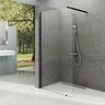 Ravak Nástenná zástera Walk-In 80 cm, číre sklo/čierna GW9W40300Z1