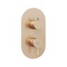 Ravak Espirit 3-výtoková umývadlová batéria, Rose Gold Brushed ES068.60RGB.O3.RB07F X070357