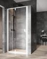Sprchové dvere Ravak Nexty 100 cm, biele matné+priehľadné NDOP2-100 03OA0E01Z1