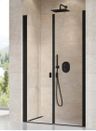 Ravak Chrome Sprchové dvere 100 Transparent, čierne 0QVAC30LZ1 CSDL2-100