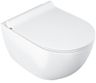 Ravak Chrome Uni Závesné WC, Rimoff, vrátane WC dosky SoftClose, biele X03081