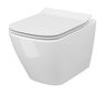 Cersanit City WC závěsné CleanOn včetně sedátka Soft Close, duroplast, bílá S701-405