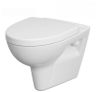 Cersanit Parva WC závěsné CleanOn včetně sedátka Soft Close, duroplast, bílá K701-015