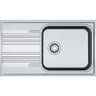 Franke Smart SRX 611-86 LB Nerezový drez s odkapávačom, obojstranný, 86x50cm, 101.0395.055