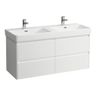 Laufen Base 2.0 Skříňka pod dvojumyvadlo 117 cm, bílá mat H4113241082601