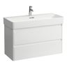 Laufen Base 2.0 Skříňka pod umyvadlo 92 cm, bílá lesk H4114121082611